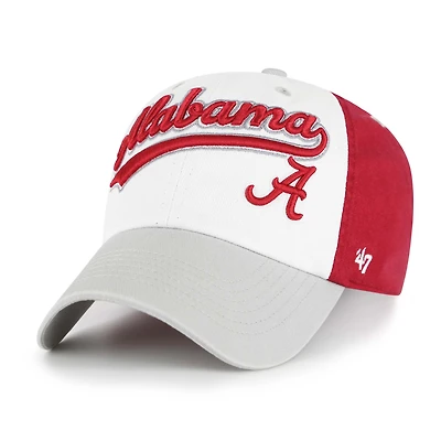Youth '47  White Alabama Crimson Tide Scooter Clean Up Adjustable Hat