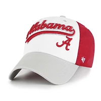 Youth '47  White Alabama Crimson Tide Scooter Clean Up Adjustable Hat