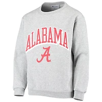 Youth Champion Heathered Gray Alabama Crimson Tide Powerblend Fleece Sweatshirt