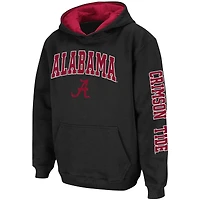 Pull à capuche Colosseum Alabama Crimson Tide 2-Hit Team noir pour jeune