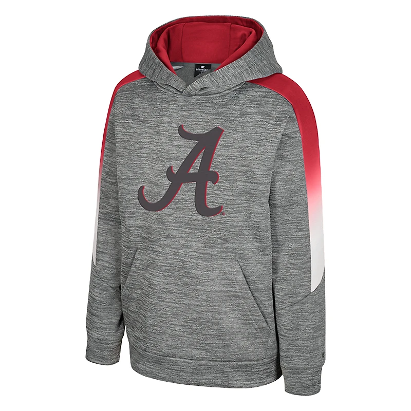 Sweat à capuche gris Alabama Crimson Tide The Gang pour jeunes Colosseum