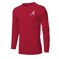 Youth  Crimson Alabama Tide Snowy Polaroid Long Sleeve T-Shirt