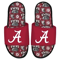 Youth ISlide Alabama Crimson Tide Team Pattern Gel Slide Sandals