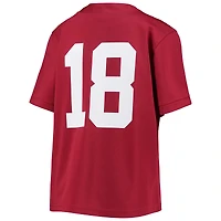 Maillot de l'équipe football intouchable Nike #18 Crimson Alabama Tide pour jeunes