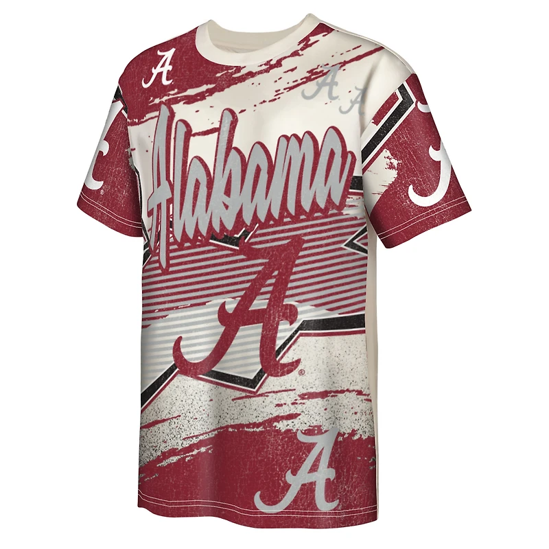 T-shirt jeunesse Outerstuff crème Alabama Crimson Tide Make Noise