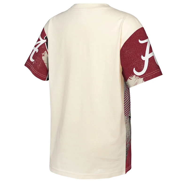 T-shirt jeunesse Outerstuff crème Alabama Crimson Tide Make Noise