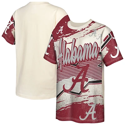 T-shirt jeunesse Outerstuff crème Alabama Crimson Tide Make Noise