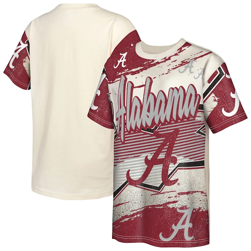 Youth Outerstuff Cream Alabama Crimson Tide Make Noise T-Shirt