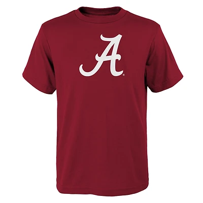 Youth Outerstuff Crimson Alabama Tide Primary Logo T-Shirt