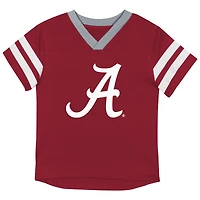 Youth Outerstuff Crimson Alabama Tide Red Zone Two-Piece V-Neck Top and Pants Set