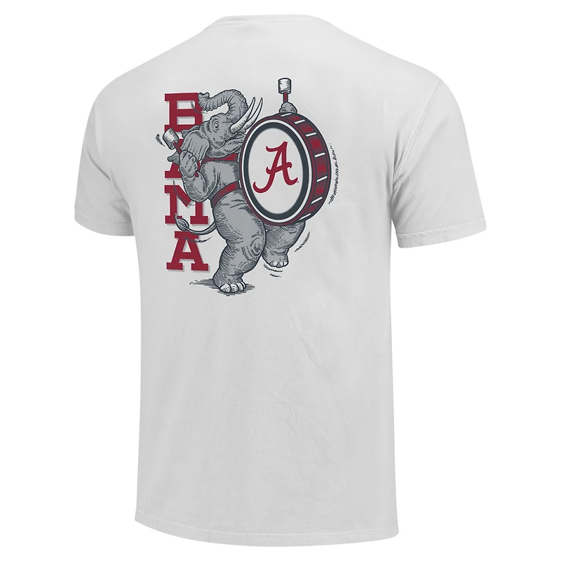 T-shirt blanc pour jeunes, couleurs de confort hyperlocal, Alabama Crimson Tide