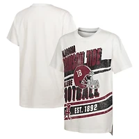 T-shirt surdimensionné blanc pour jeunes de l'Alabama Crimson Tide Let's Get Loud