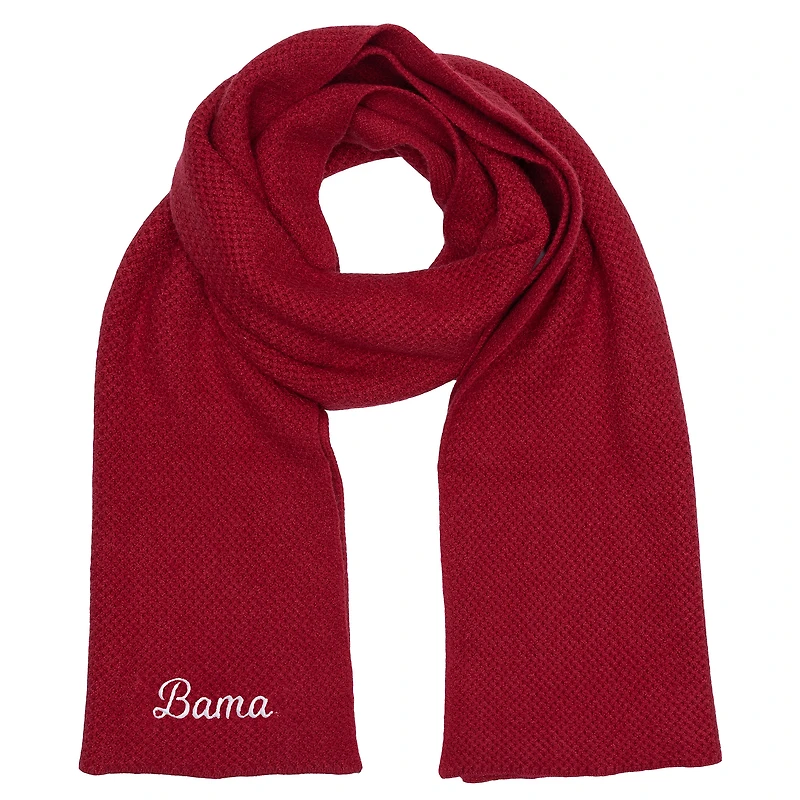 Écharpe en tricot tendance ZooZatz Crimson Alabama Crimson Tide