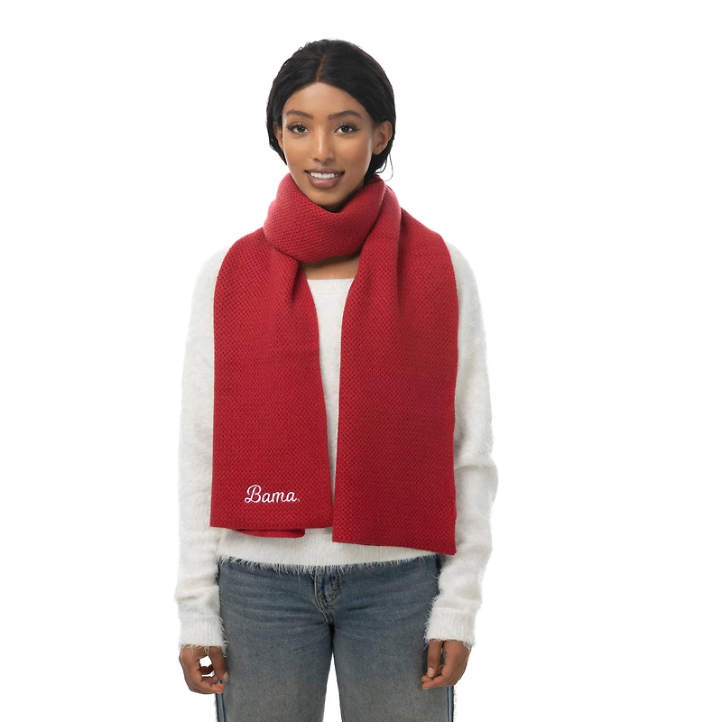 ZooZatz Crimson Alabama Crimson Tide Fashion Knit Scarf
