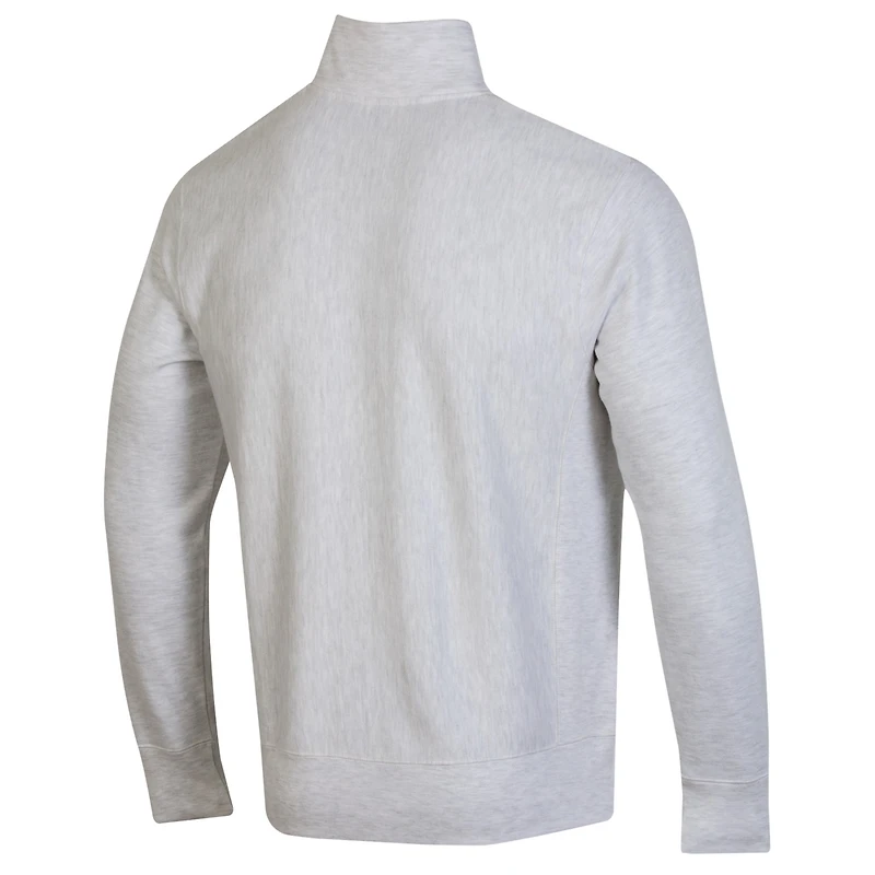 Men's Champion Gray Alabama State Hornets Reverse Weave Quarter-Zip Jacket