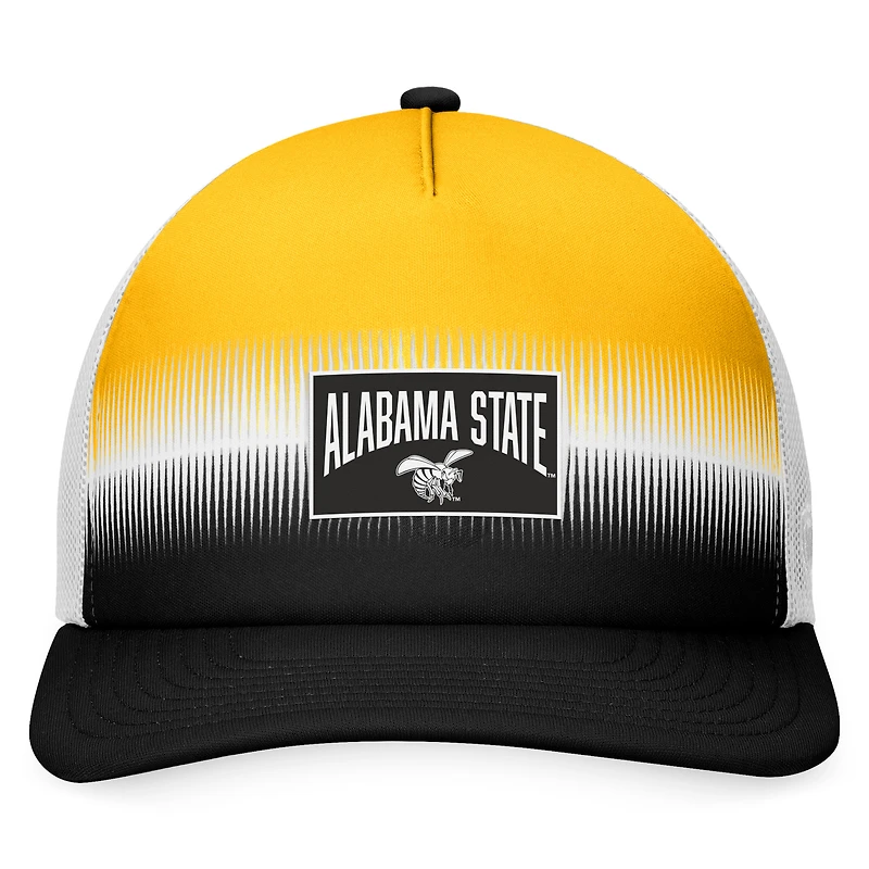 Casquette réglable en mousse Top of the World Alabama State Hornets Daybreak pour homme, noir/doré