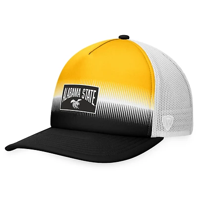 Casquette réglable en mousse Top of the World Alabama State Hornets Daybreak pour homme, noir/doré