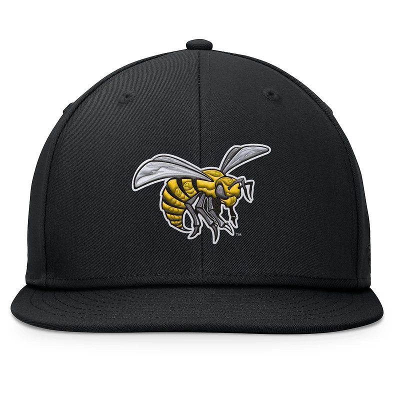 Men's Top of the World Black Alabama State Hornets Fundamental Snapback Hat