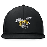 Men's Top of the World Black Alabama State Hornets Fundamental Snapback Hat