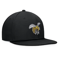 Men's Top of the World Black Alabama State Hornets Fundamental Snapback Hat