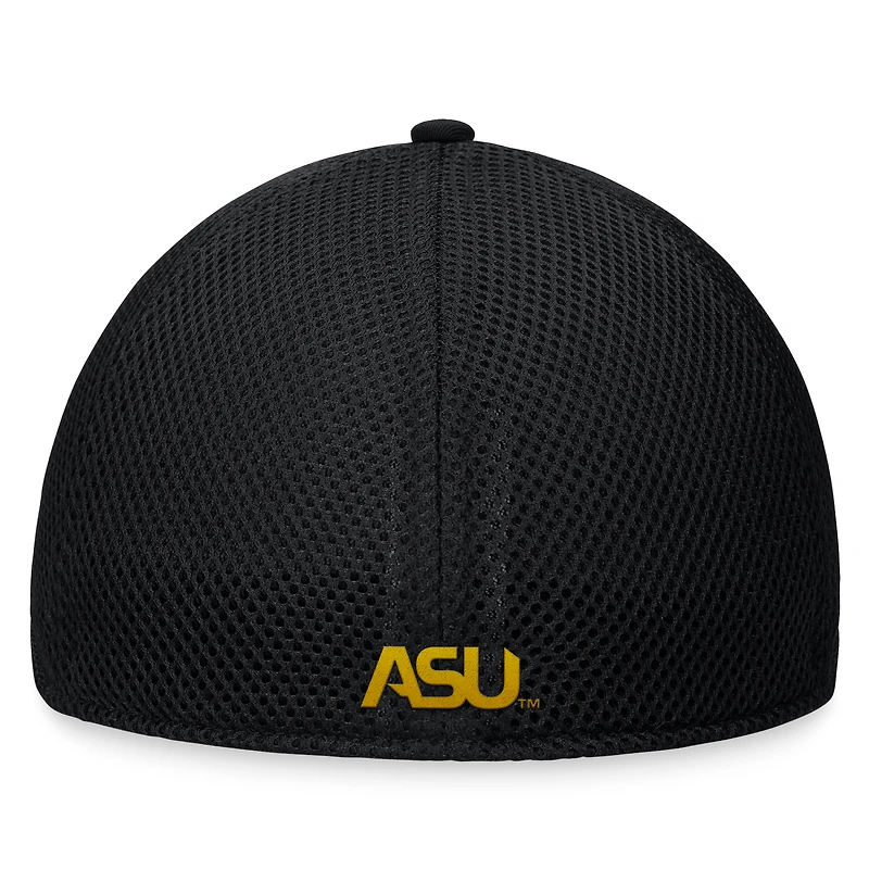 Men's Top of the World Black Alabama State Hornets Spacer Flex Hat