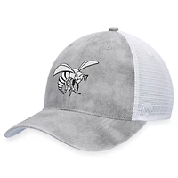 Men's Top of the World Gray/White Alabama State Hornets Slate Trucker Adjustable Hat