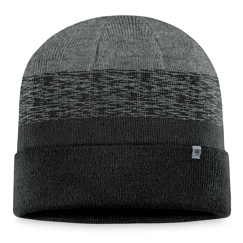 Men's Top of the World Heather Black Alabama State Hornets Frostbite Cuffed Knit Hat