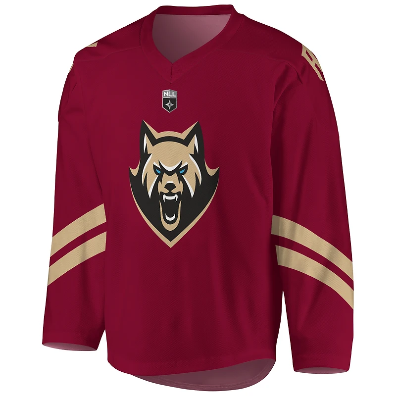 Youth Maroon Albany FireWolves Sublimated Replica Jersey
