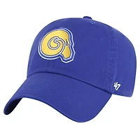 Men's '47 Blue Albany State Golden Rams Side & Back Clean Up Adjustable Hat
