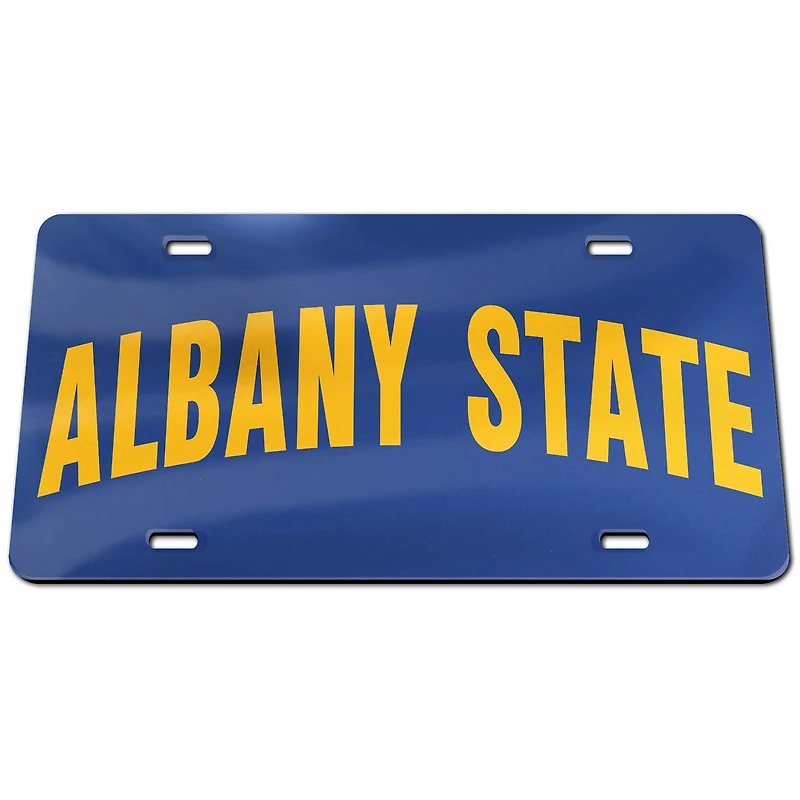 Plaque d'immatriculation classique WinCraft Albany State Golden Rams