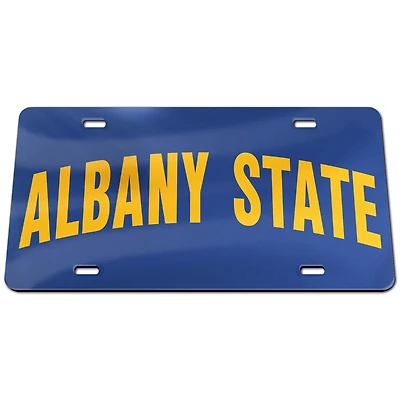Plaque d'immatriculation classique WinCraft Albany State Golden Rams