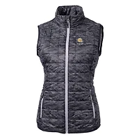 Doudoune sans manches zippée Cutter & Buck noire Albany State Golden Rams Eco pour femme