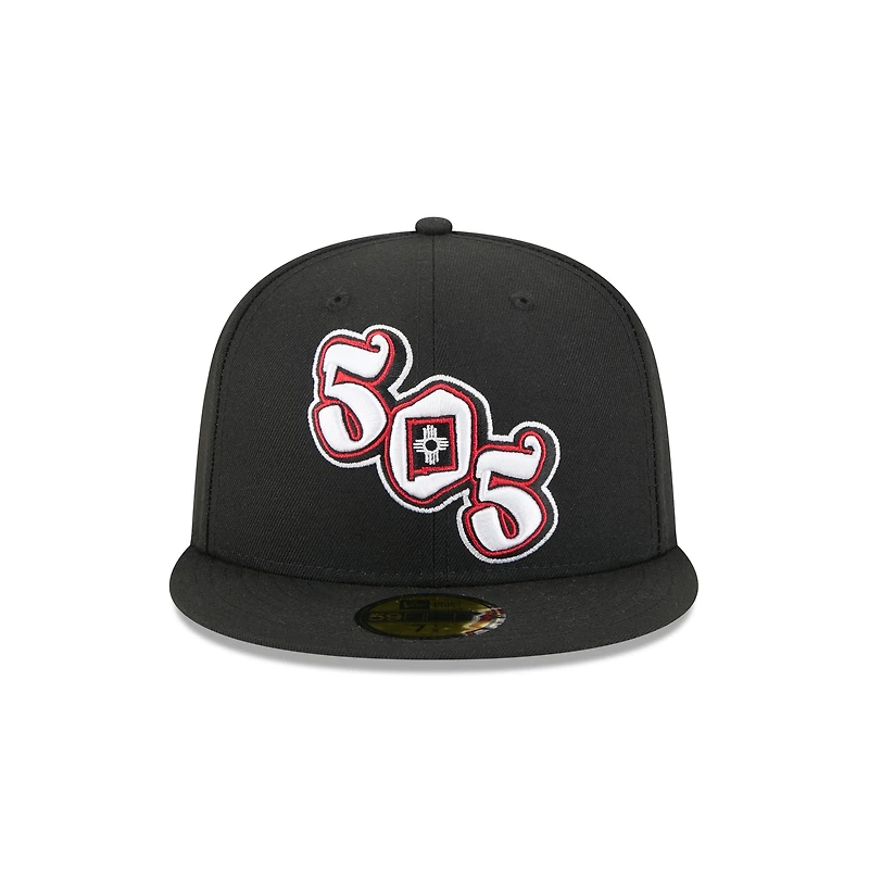 Casquette ajustée 59FIFTY Albuquerque Isotopes Theme Nights noire New Era pour homme