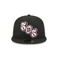Casquette ajustée 59FIFTY Albuquerque Isotopes Theme Nights noire New Era pour homme