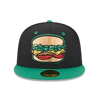 Men's New Era  Black Albuquerque Isotopes Theme Nights 59FIFTY Fitted Hat