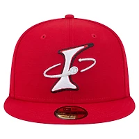 Casquette ajustée 59FIFTY rouge New Era Albuquerque Isotopes Authentic Collection pour homme
