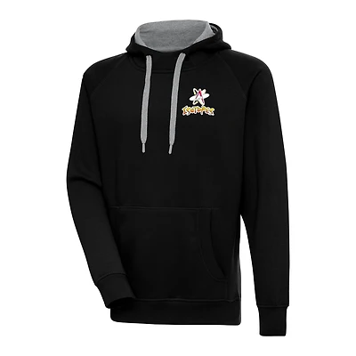 Men's Antigua  Black Albuquerque Isotopes Victory Pullover Hoodie