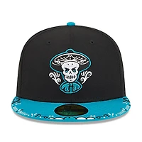 Casquette ajustée New Era 59FIFTY pour homme, noire et bleue, Albuquerque Isotopes 2026 Copa De La Diversion