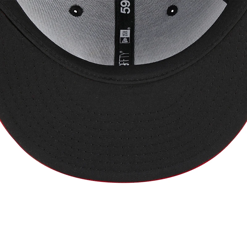 Men's New Era Black/Red Albuquerque Isotopes Marvel x Minor League 59FIFTY Fitted Hat