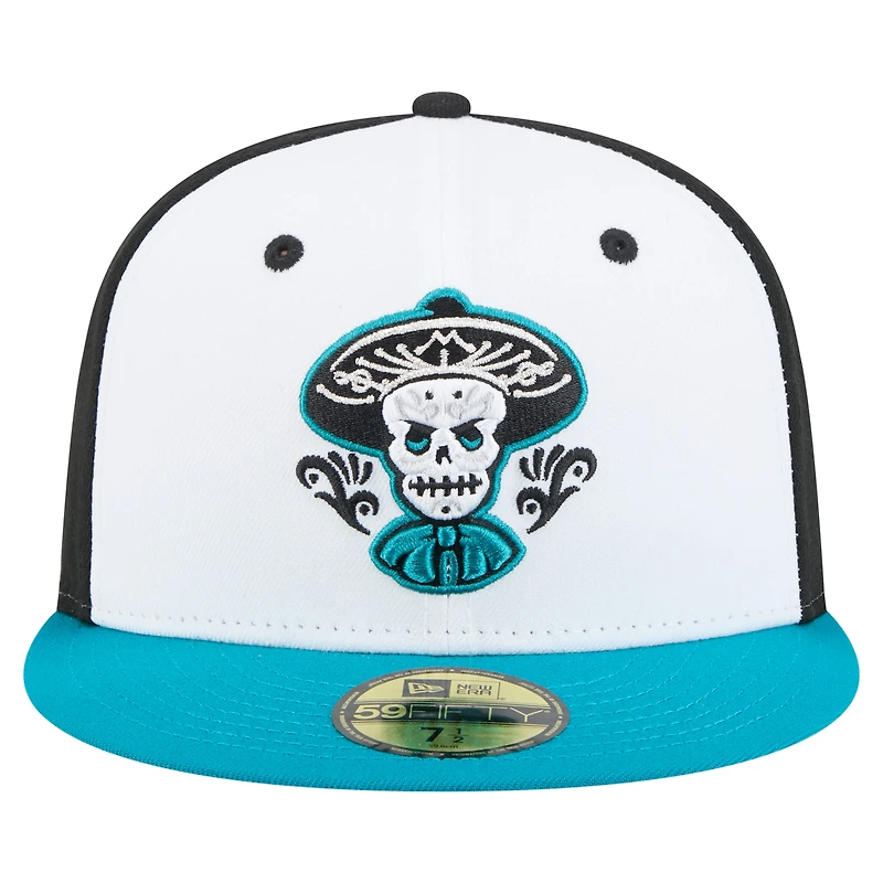 Men's New Era Black Albuquerque Isotopes Copa de la Diversión 59FIFTY Fitted Hat