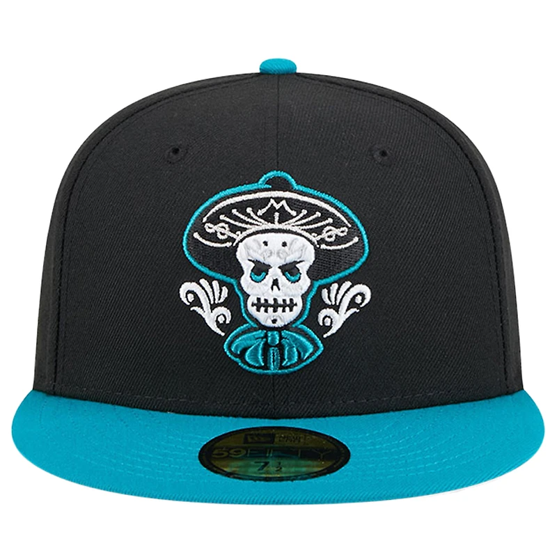 Casquette ajustée New Era noire Albuquerque Isotopes Copa de la Diversión 59FIFTY pour hommes