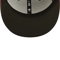 Casquette ajustée New Era 59FIFTY pour homme, logo domicile Albuquerque Isotopes noir, collection Authentic