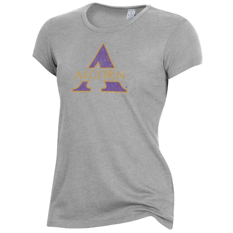 T-shirt gris souvenir des Braves d'Alcorn State pour femme
