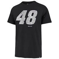 T-shirt noir pour hommes '47 Alex Bowman, numéro de pilote Franklin