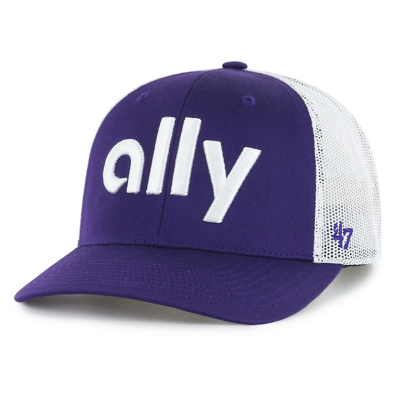 Casquette ajustable Alex Bowman Trucker violette '47 pour homme