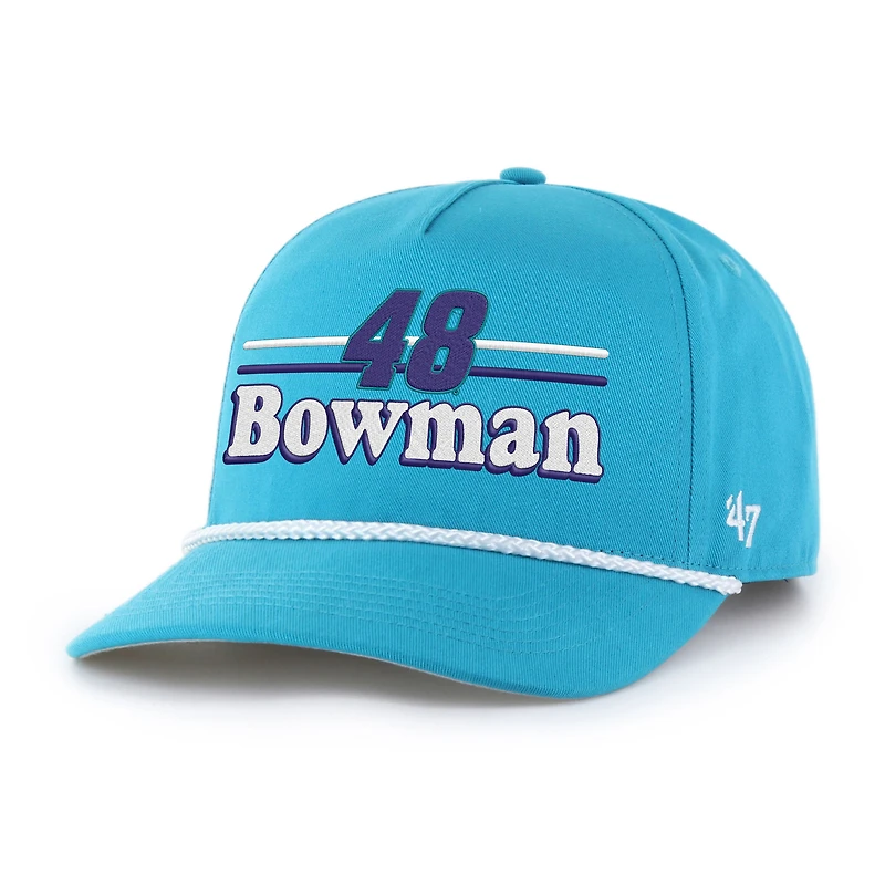 Men's '47  Teal Alex Bowman Campscape Hitch Adjustable Hat