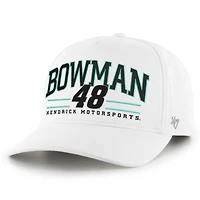 Casquette ajustable Alex Bowman Hitch blanche '47 pour homme
