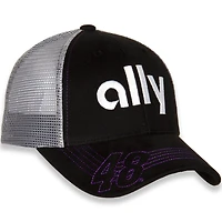 Men's Hendrick Motorsports Team Collection Black/Gray Alex Bowman ally Adjustable Hat