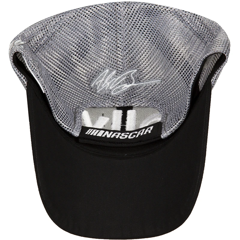 Casquette Hendrick Motorsports Team Collection pour homme noir/gris Alex Bowman ally réglable