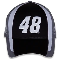 Casquette réglable Hendrick Motorsports Team Collection pour homme Alex Bowman Restart noir/gris